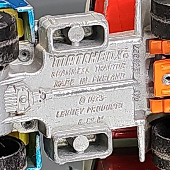 1973 Matchbox Super Kings Texaco Tanker with Blue Scammell Tractor Semi UK - Picture 8 of 16